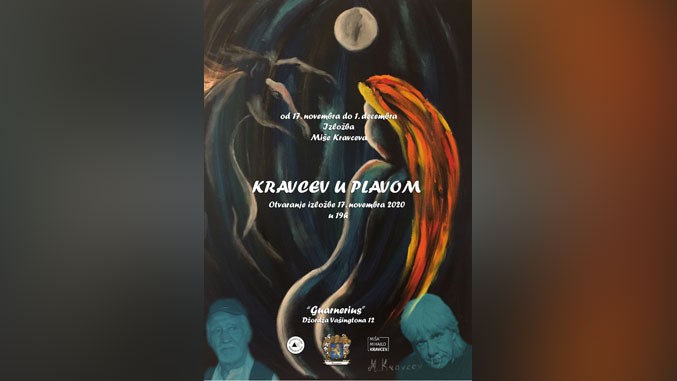 Exhibition “Kravcev in Blue” at the Center of Fine Arts in Belgrade