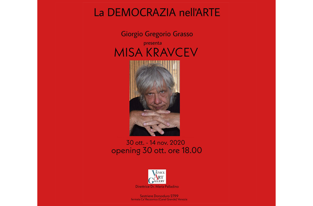Miša Mihajlo Kravcev na Izložbi ”La democrazia nell’Arte”